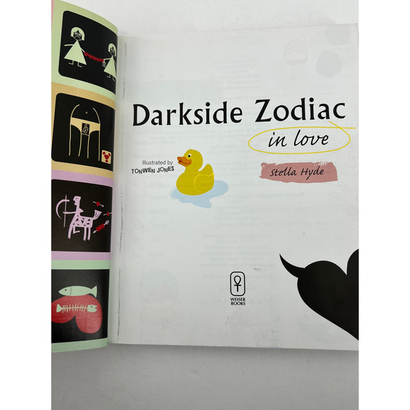 Darkside Zodiac In Love by Hyde, Stella 2007 Paperback Book Astrology Humor - Picture 3 of 10